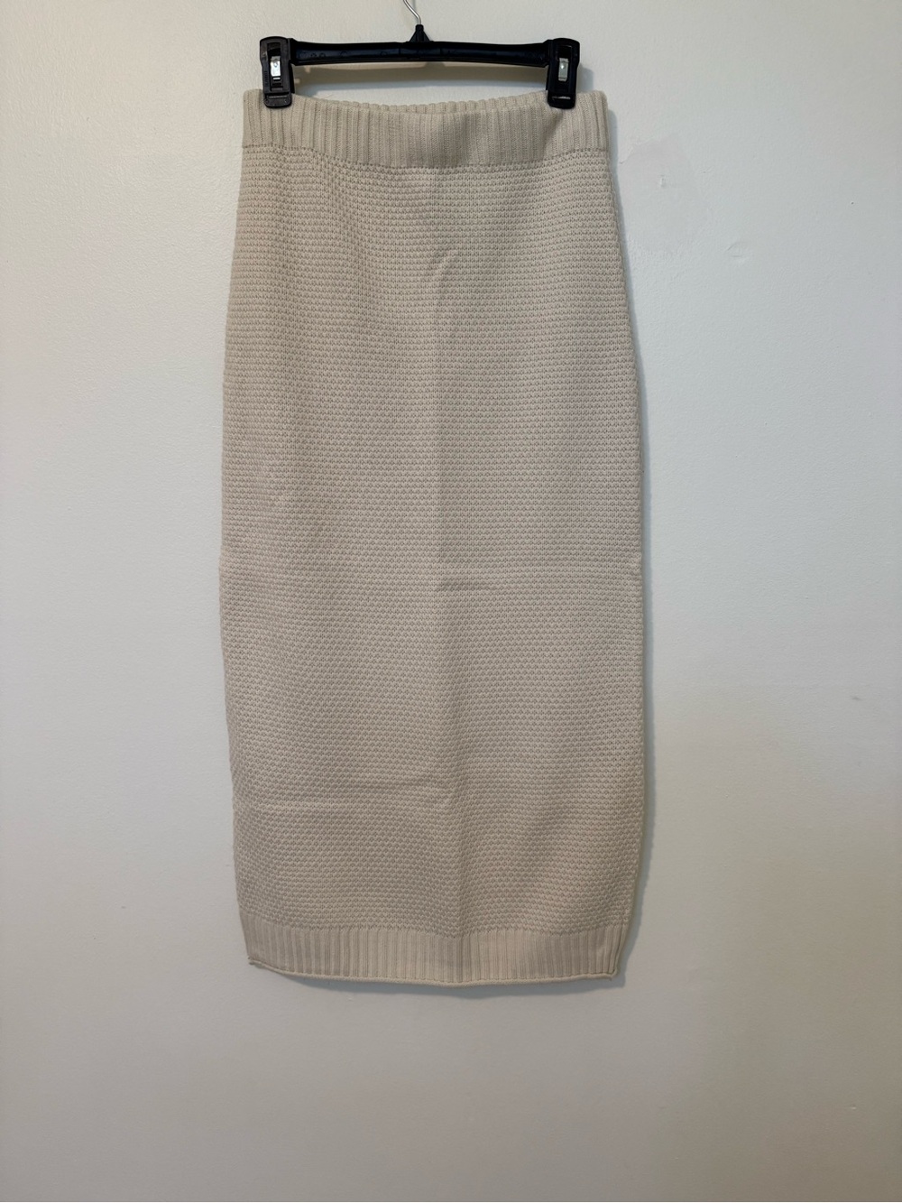 Altar'd State Cream Knit Pencil Skirt
